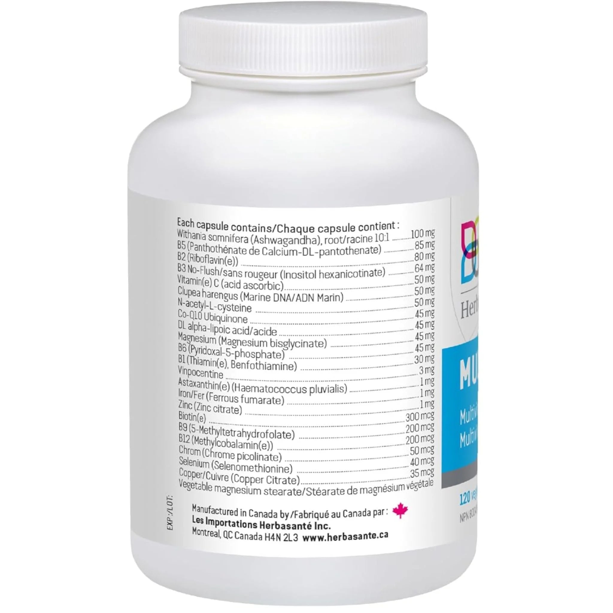 Alterra Multi V Min 120 Vegan Caps - Nature's Source Inc