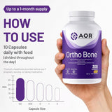 AOR Ortho Bone 300 Veg-Caps - Nature's Source Inc