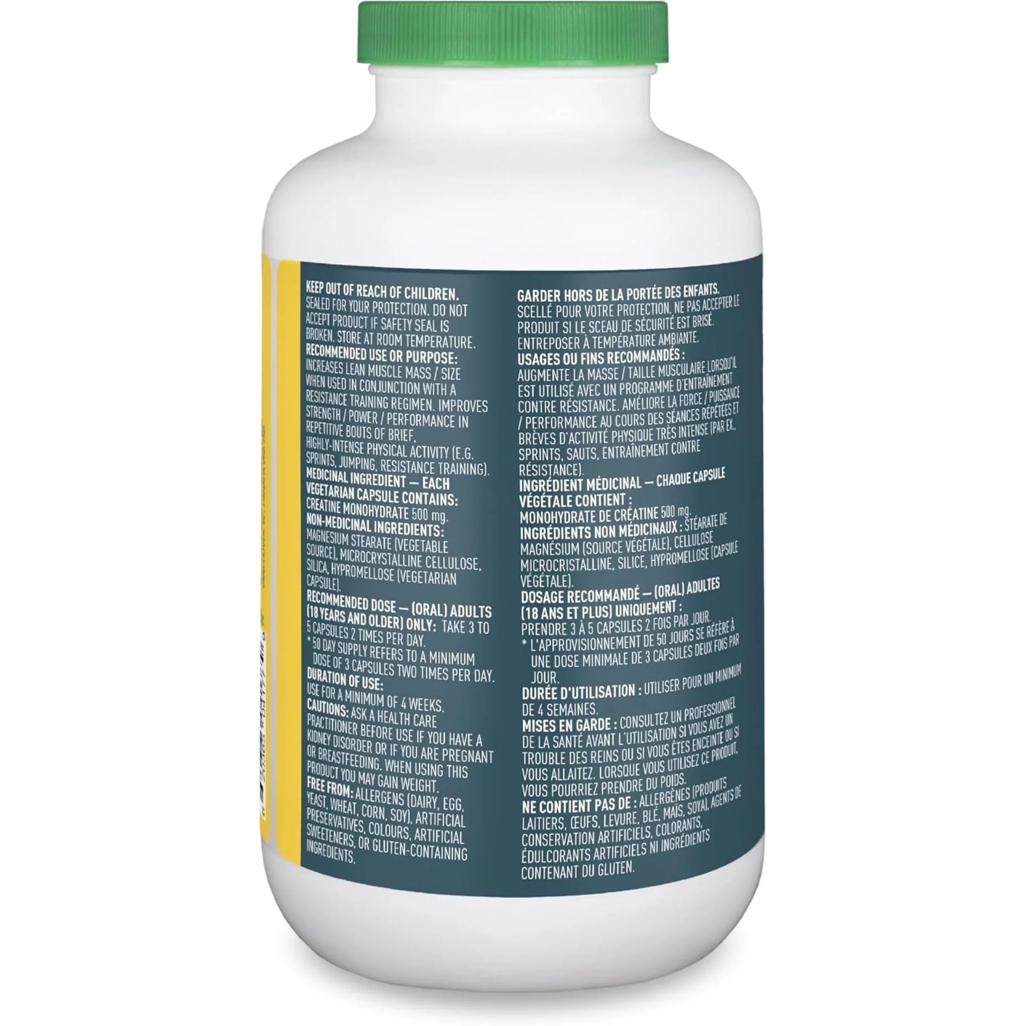 Organika Creatine 300 Vegetarian Capsules - Nature's Source Inc