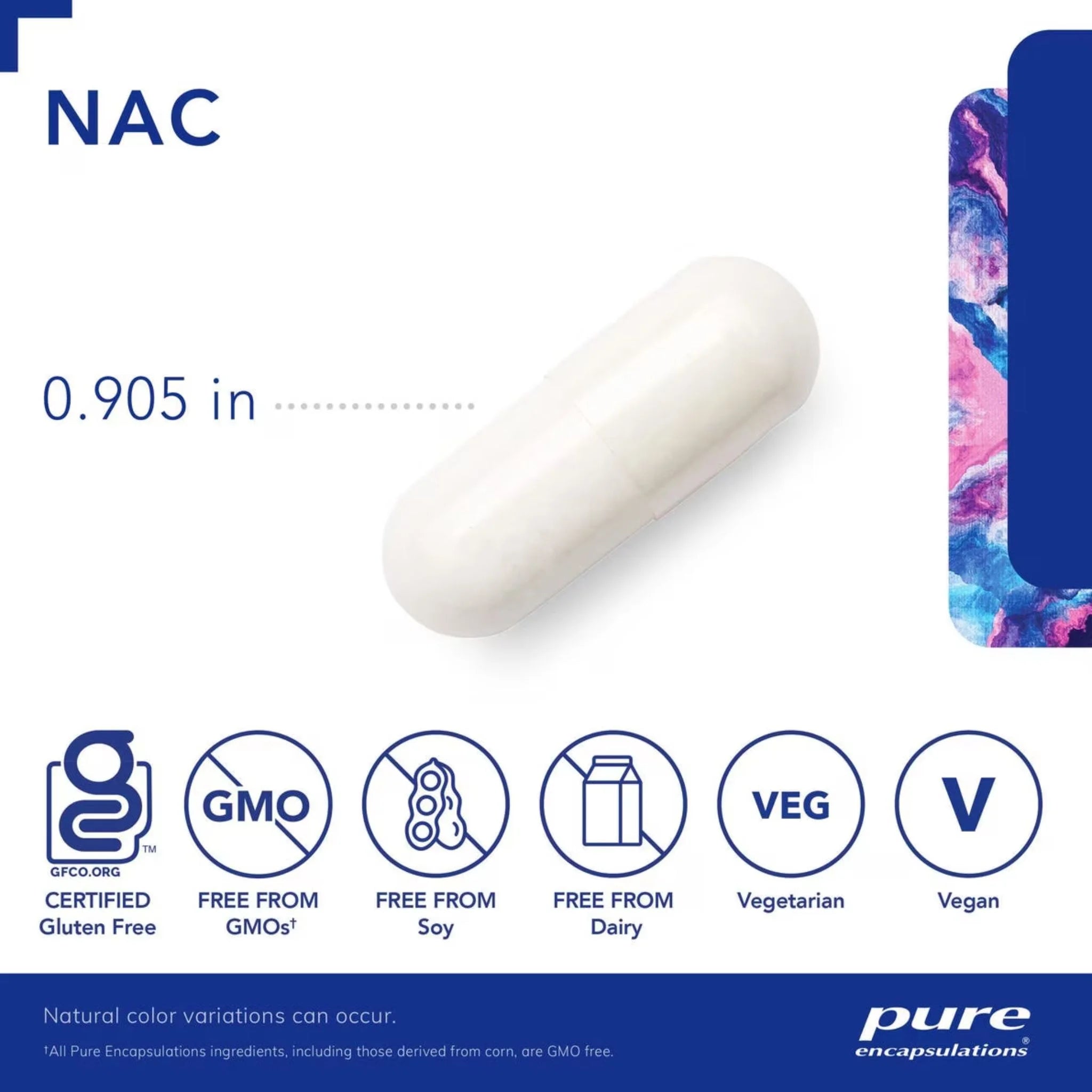 Pure Encapsulations NAC 900mg 120c - Nature's Source Inc