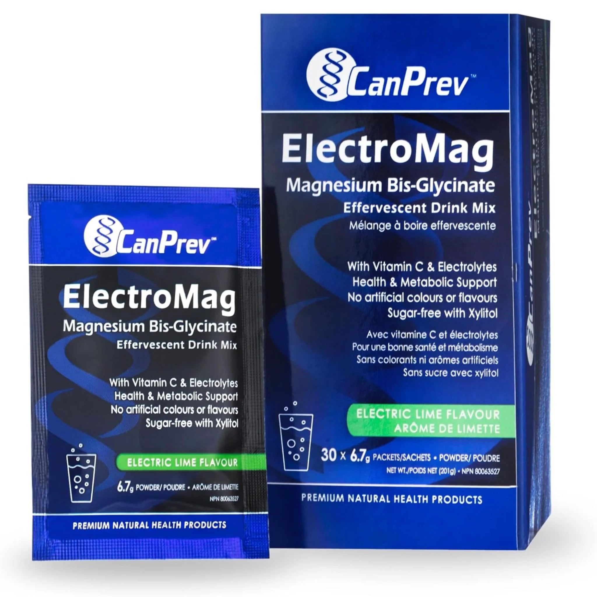 CanPrev ElectroMag Effervescent Drink 30 Packets - Nature's Source Inc