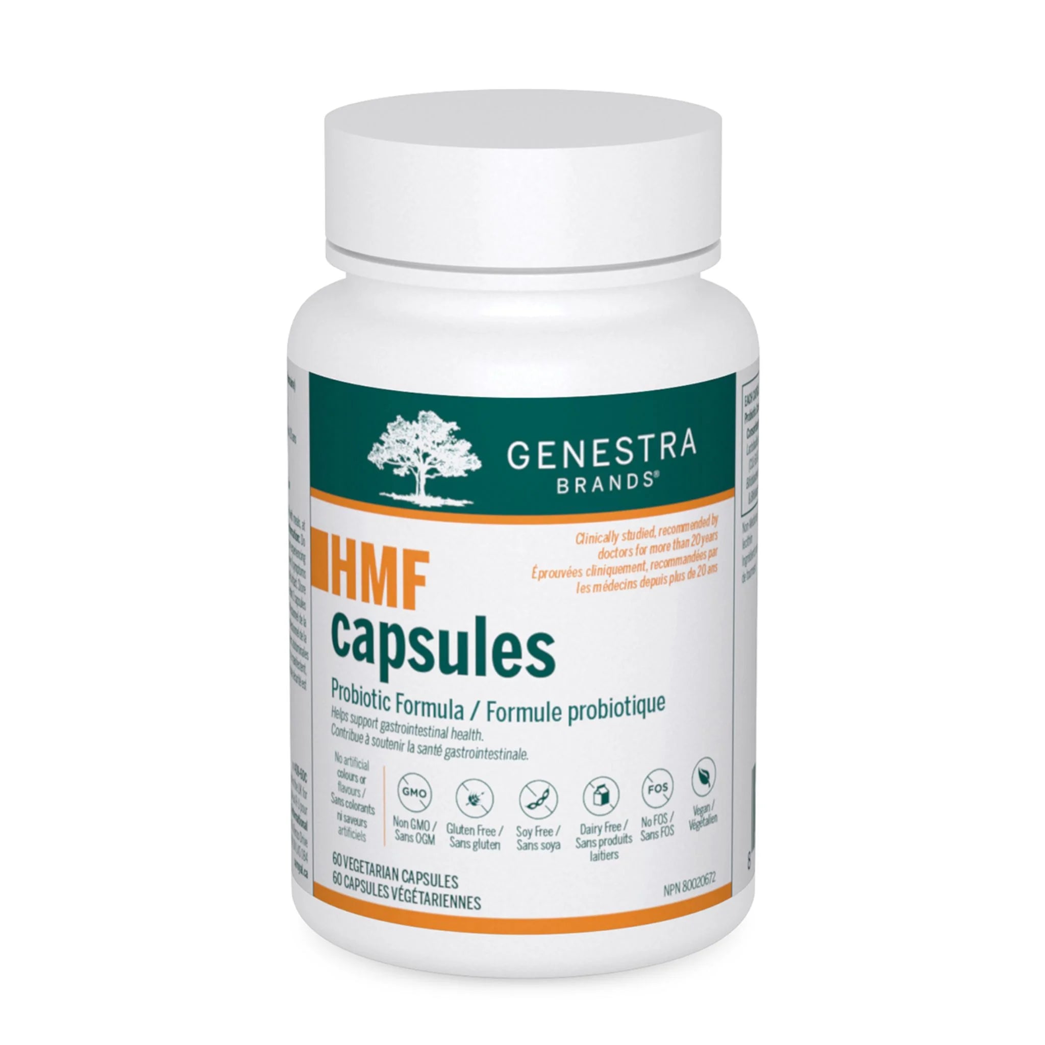 Genestra Brands HMF Probiotic 60 Vegan Caps - Nature's Source Inc