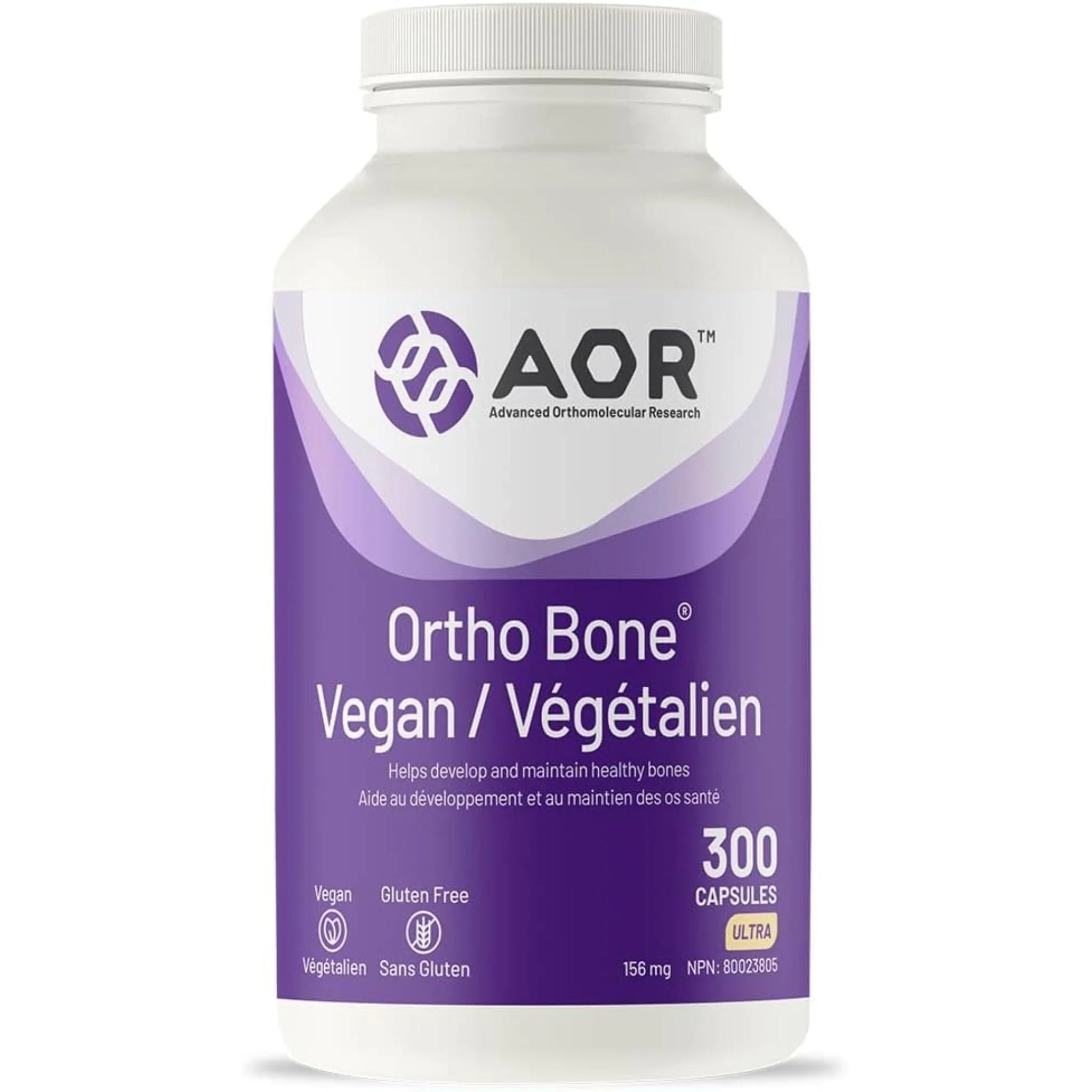 AOR Ortho Bone Vegan 300 Veg-Caps - Nature's Source Inc