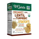 RW Garcia Crackers Lentil & Turmeric 155g - Nature's Source Inc