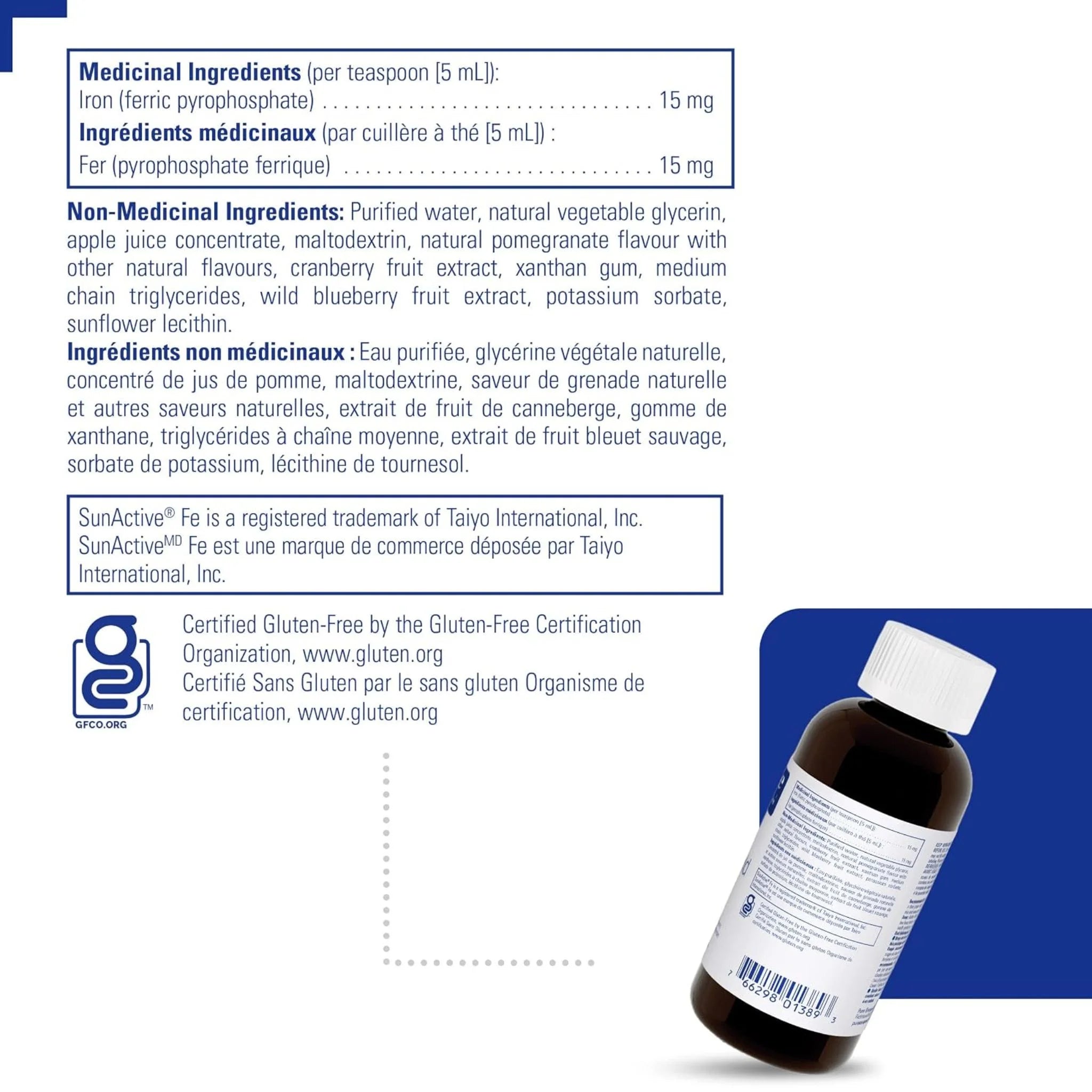 Pure Encapsulations Liquid Iron - 120ml