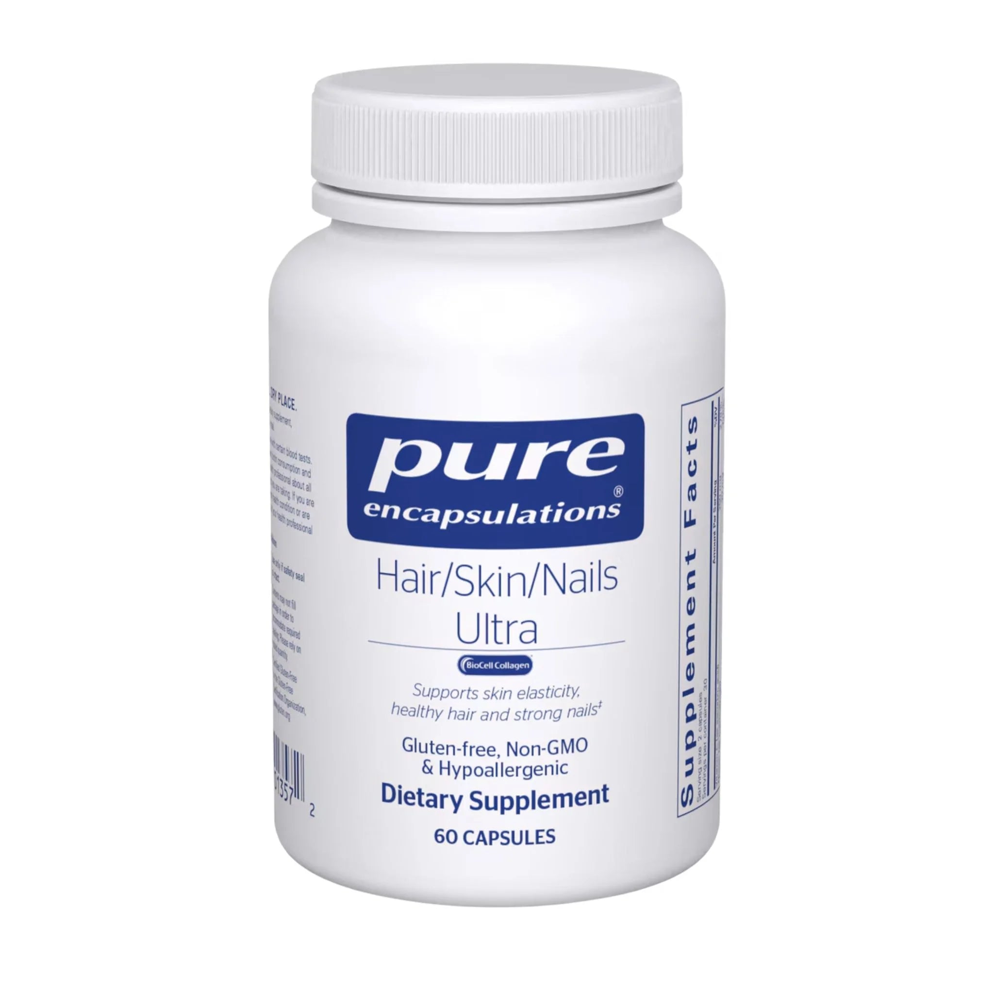 Pure Encapsulations Hair Skin Nails Ultra 60 Capsules - Nature's Source Inc
