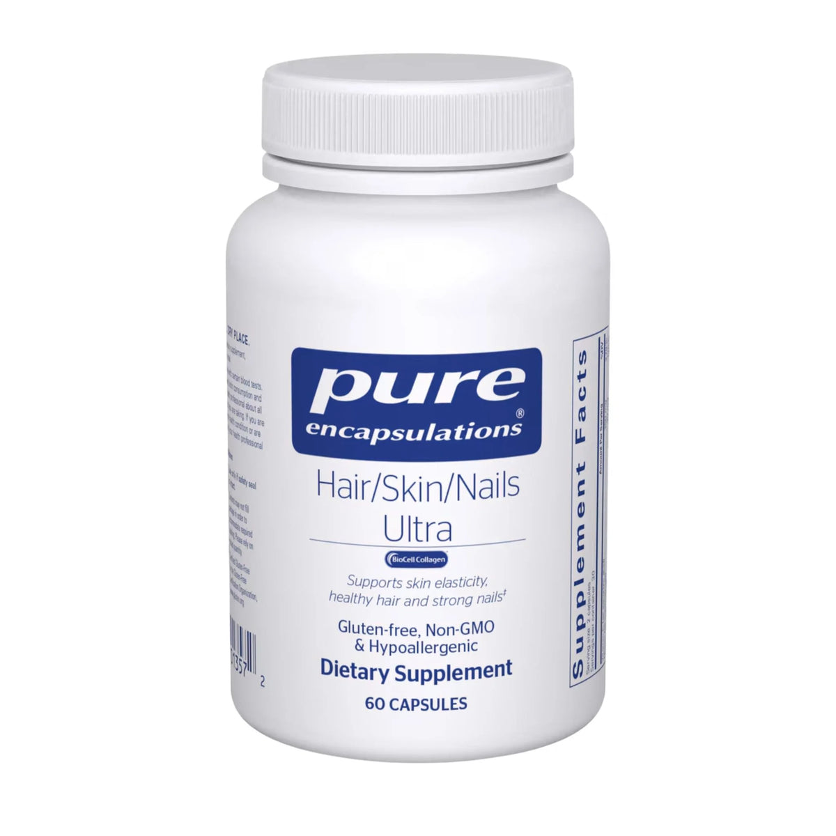 Pure Encapsulations Hair Skin Nails Ultra 60 Capsules - Nature's Source Inc