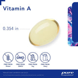 Pure Encapsulations Vitamin A 3,000 mcg (10,000 IU) - 120 Softgels