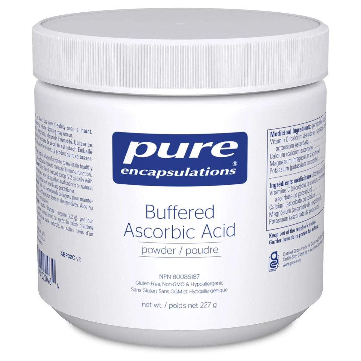 Pure Encapsulations Buffered Ascorbic Acid 227g