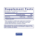 Pure Encapsulations 5,000 Liquid B12 - 30ml - Nature's Source Inc
