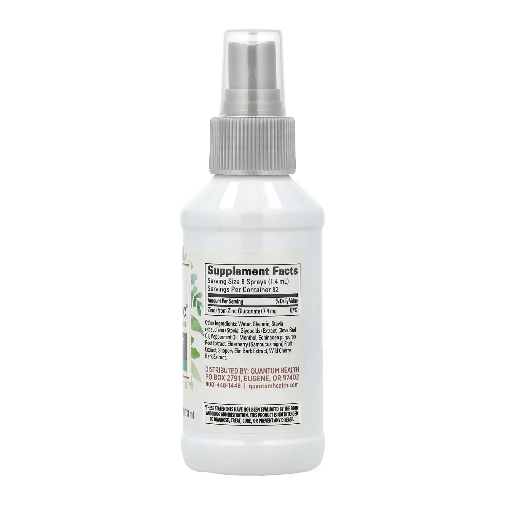Quantum Thera Zinc Throat Spray 118ml