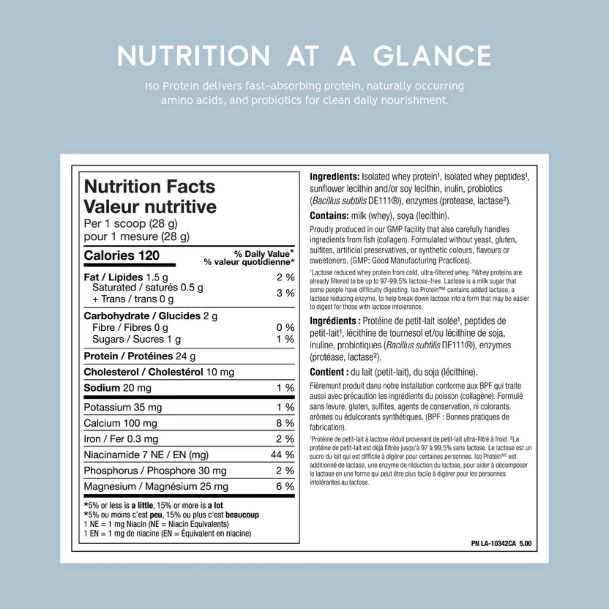 North Coast Naturals Unflavored ISO Protein 100 - 680g - Nature's Source Inc