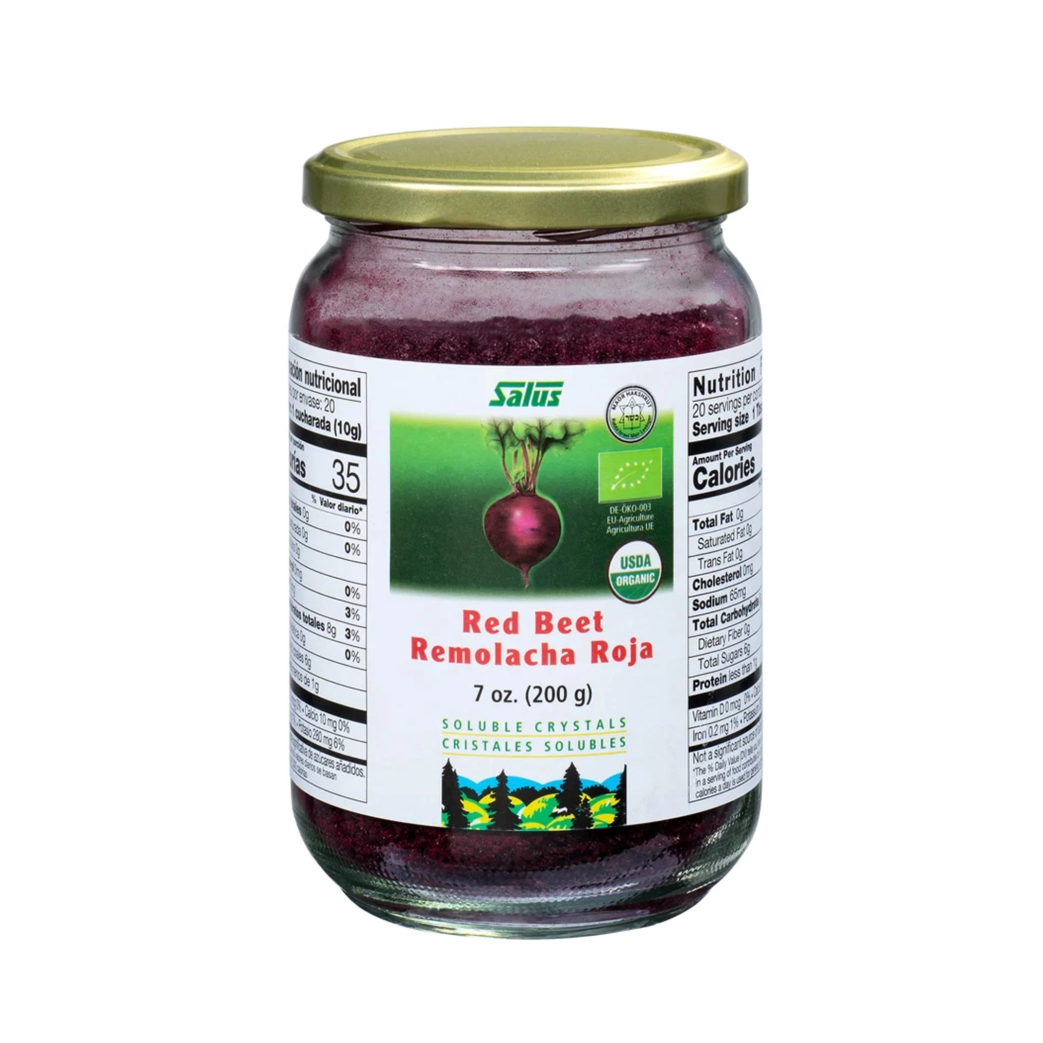 Salus Red Beet Crystals - 200g - Nature's Source Inc