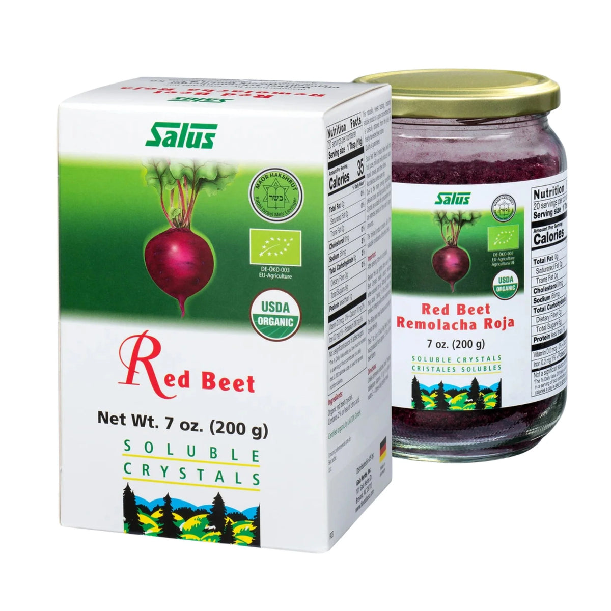 Salus Red Beet Crystals - 200g - Nature's Source Inc