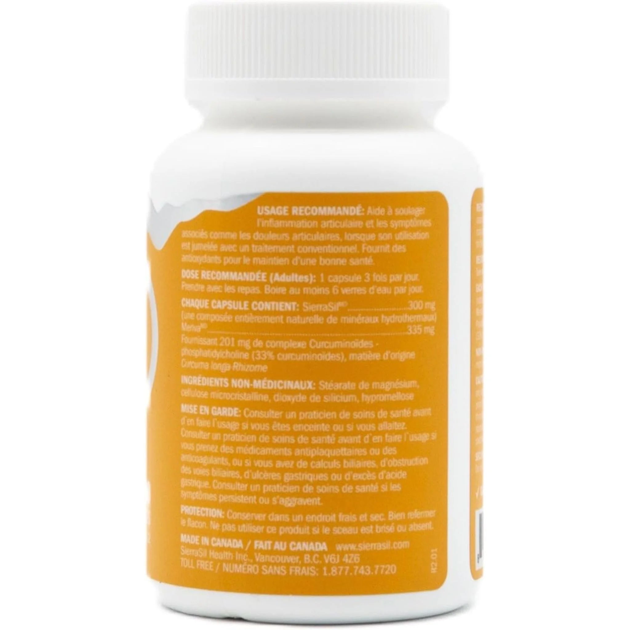 Sierrasil Joint Formula Curcumin - 90 Capsules