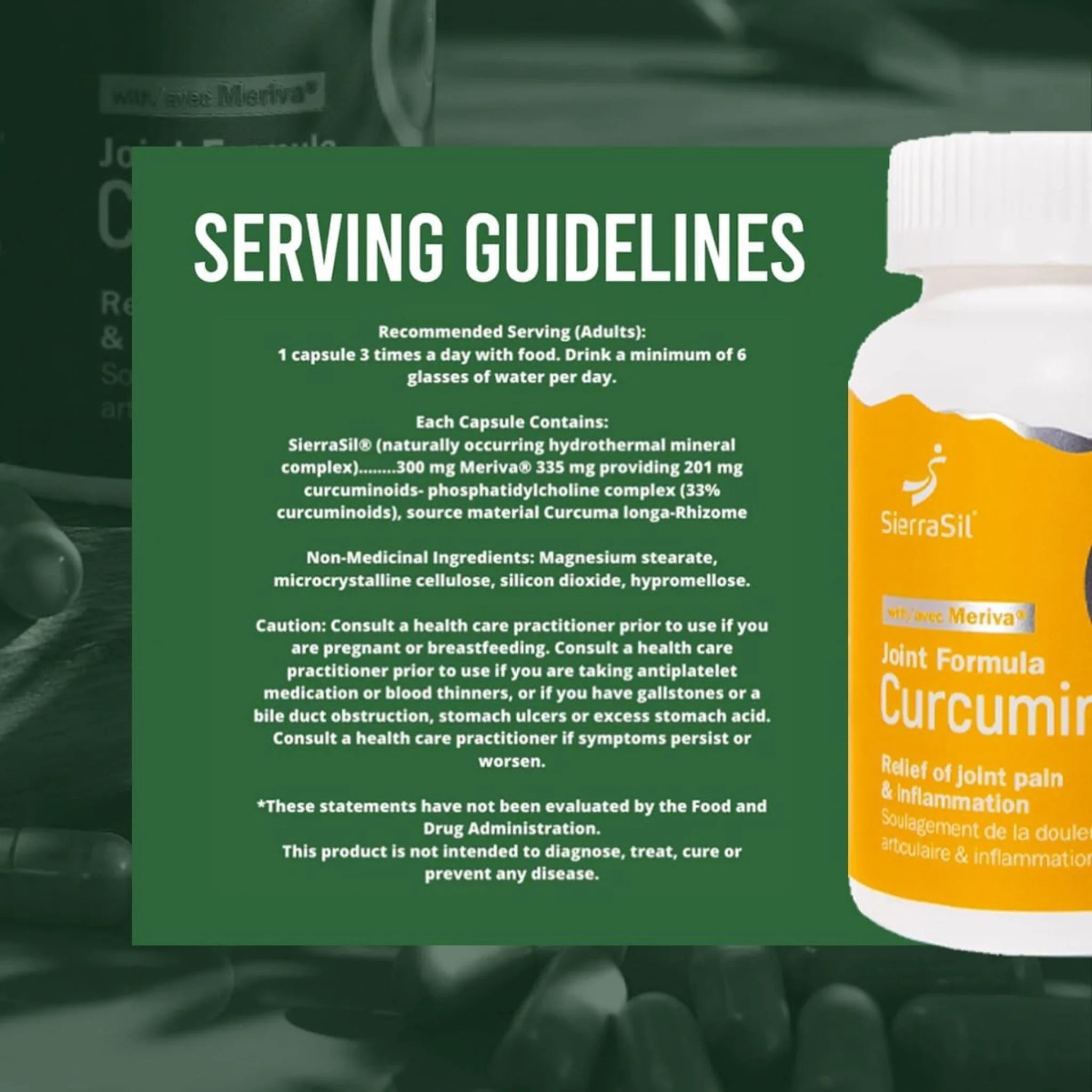 Sierrasil Joint Formula Curcumin - 90 Capsules