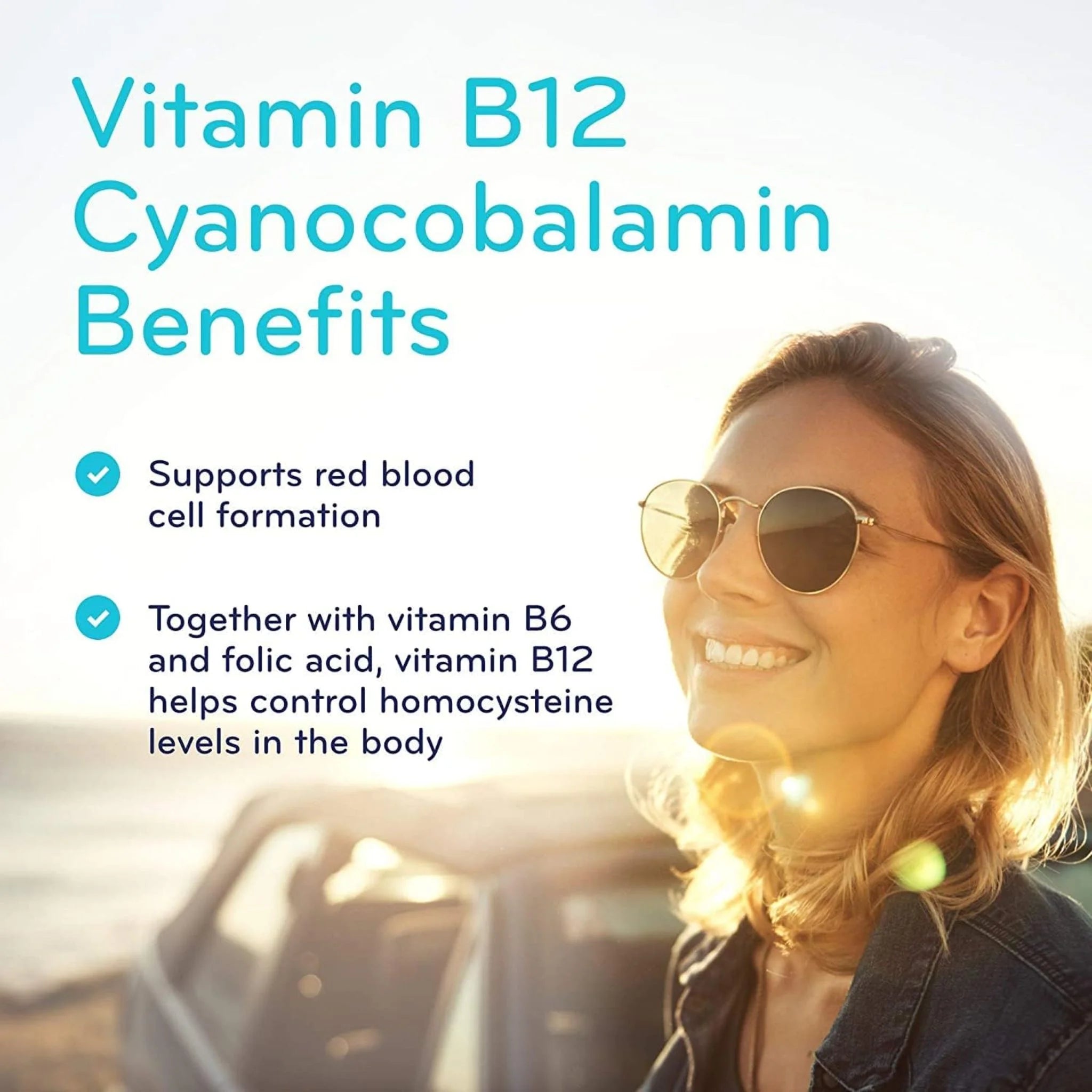 SISU B12 1000mcg - Cyanocobalamin 60 vcap