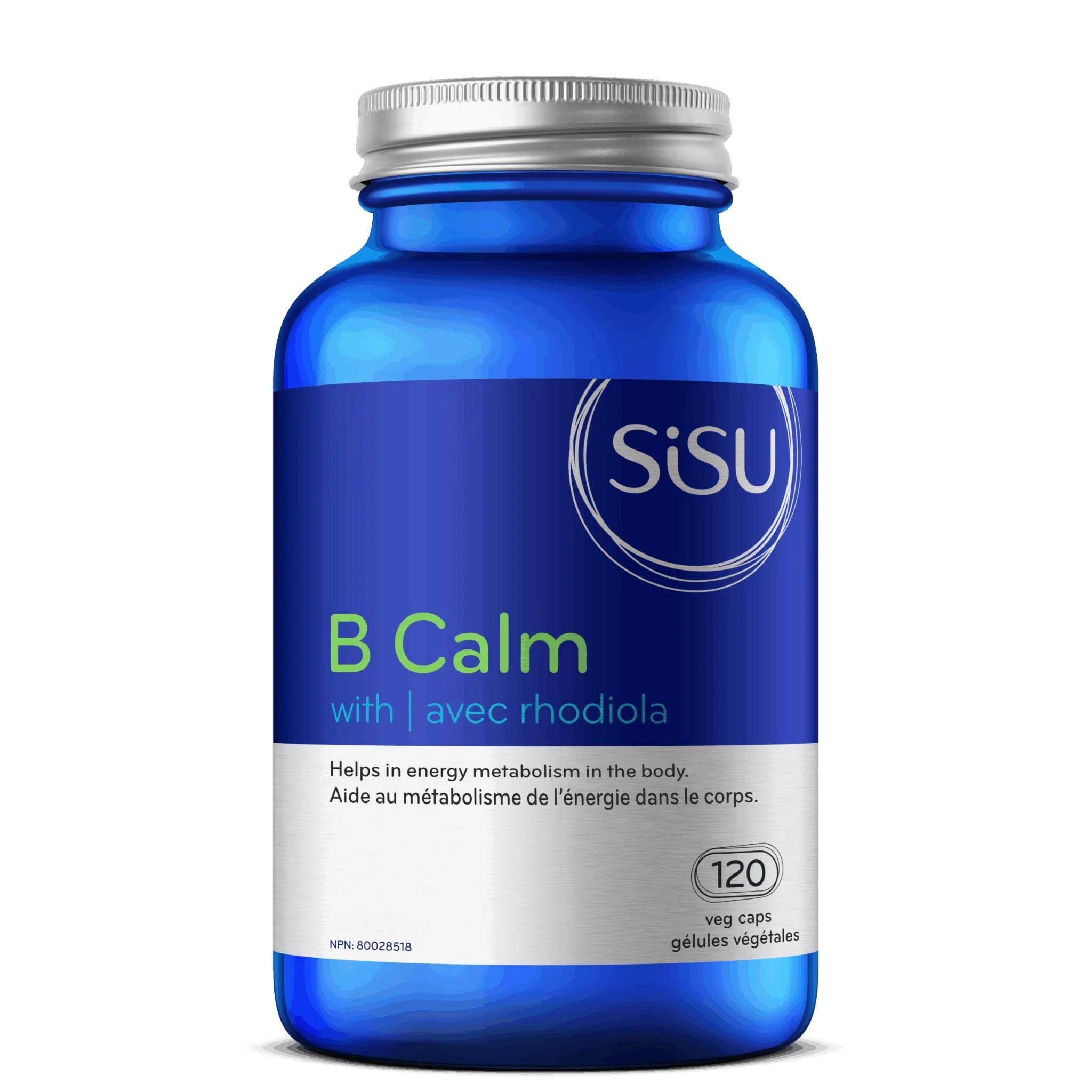 Sisu B Calm w - Rhodiola - 120 Veg Capsules - Nature's Source Inc
