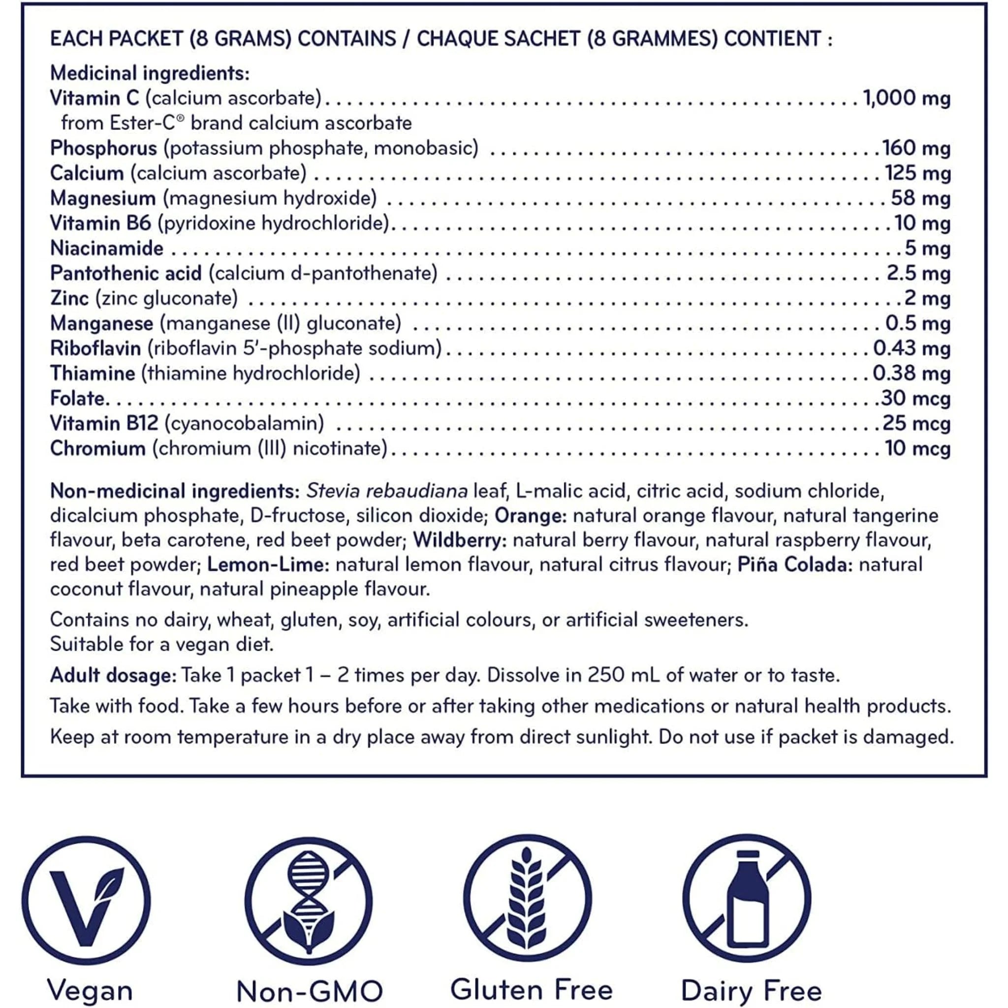 Sisu Ester-C Energy Boost Orange 30 Packets