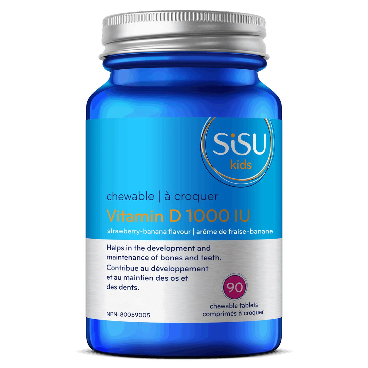 Sisu Kids Vitamin D 90 Chewable Tablets