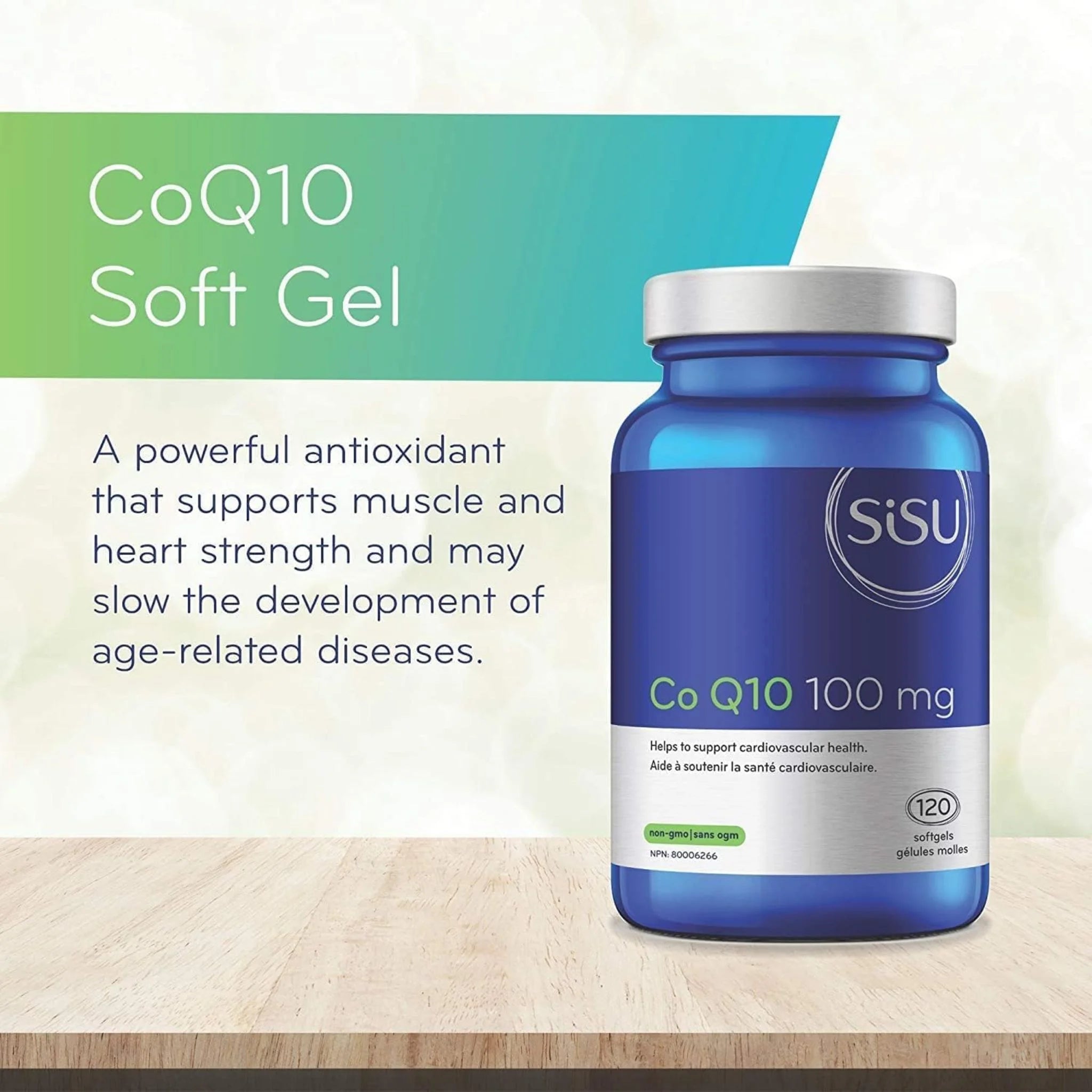 Sisu Coenzyme Q10 - 120 Softgels