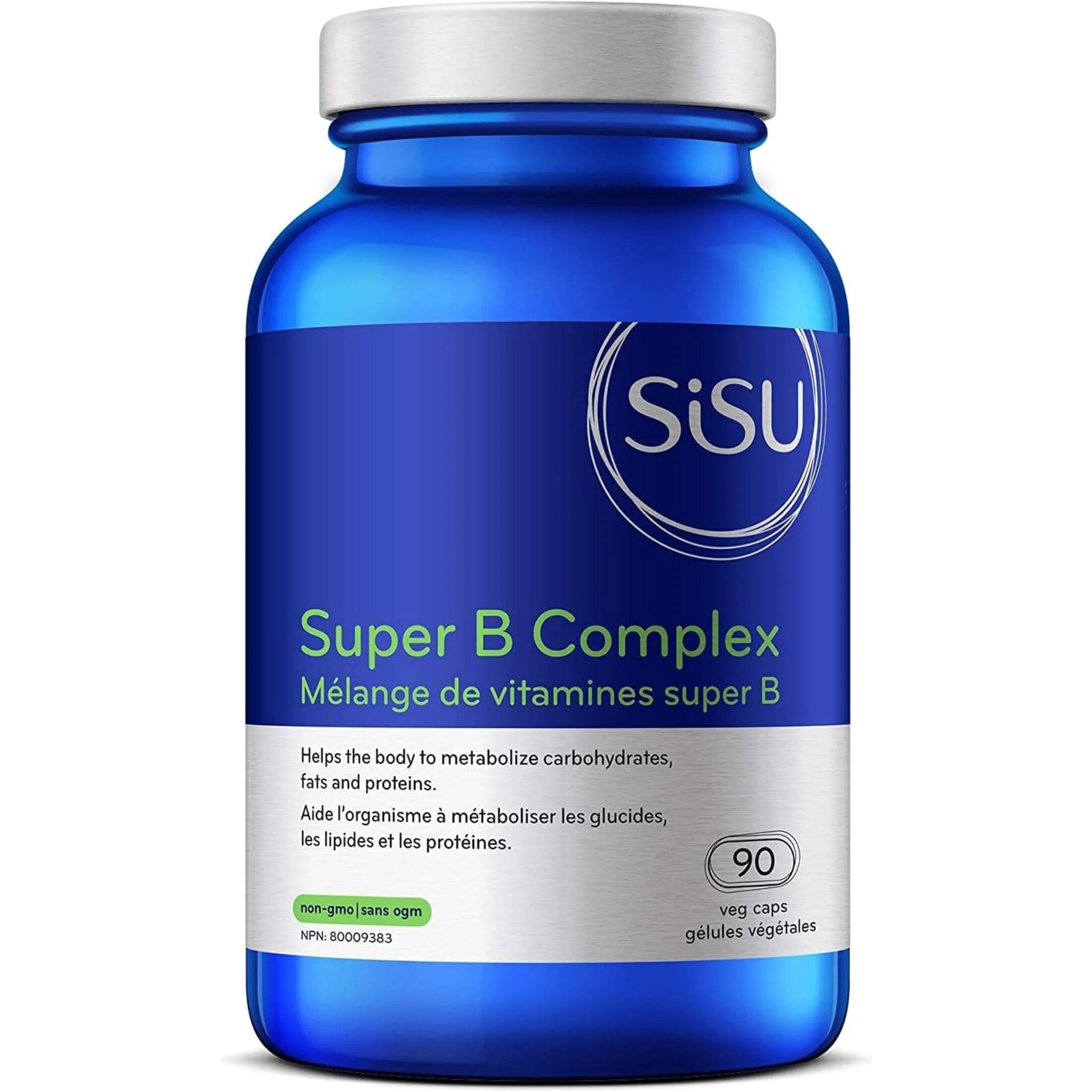 Sisu Super B Complex 90 Veg Capsules - Nature's Source Inc