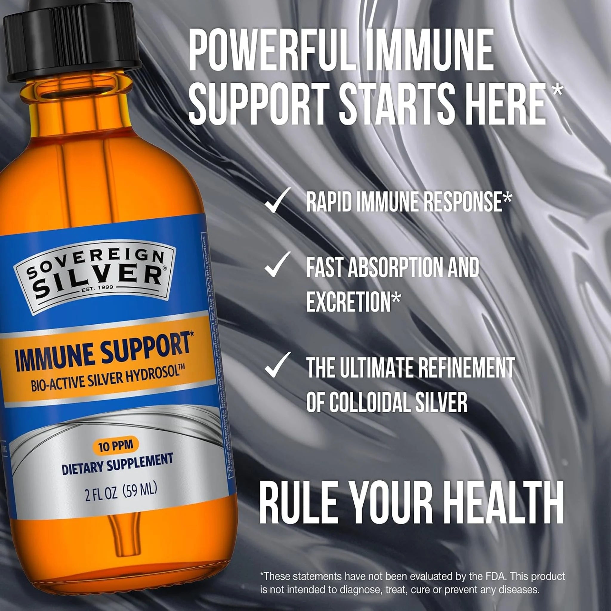 Sovereign Silver Colloidal Silver Dropper 59 ml