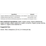 Suro Elderberry Syrup Adult 118ml