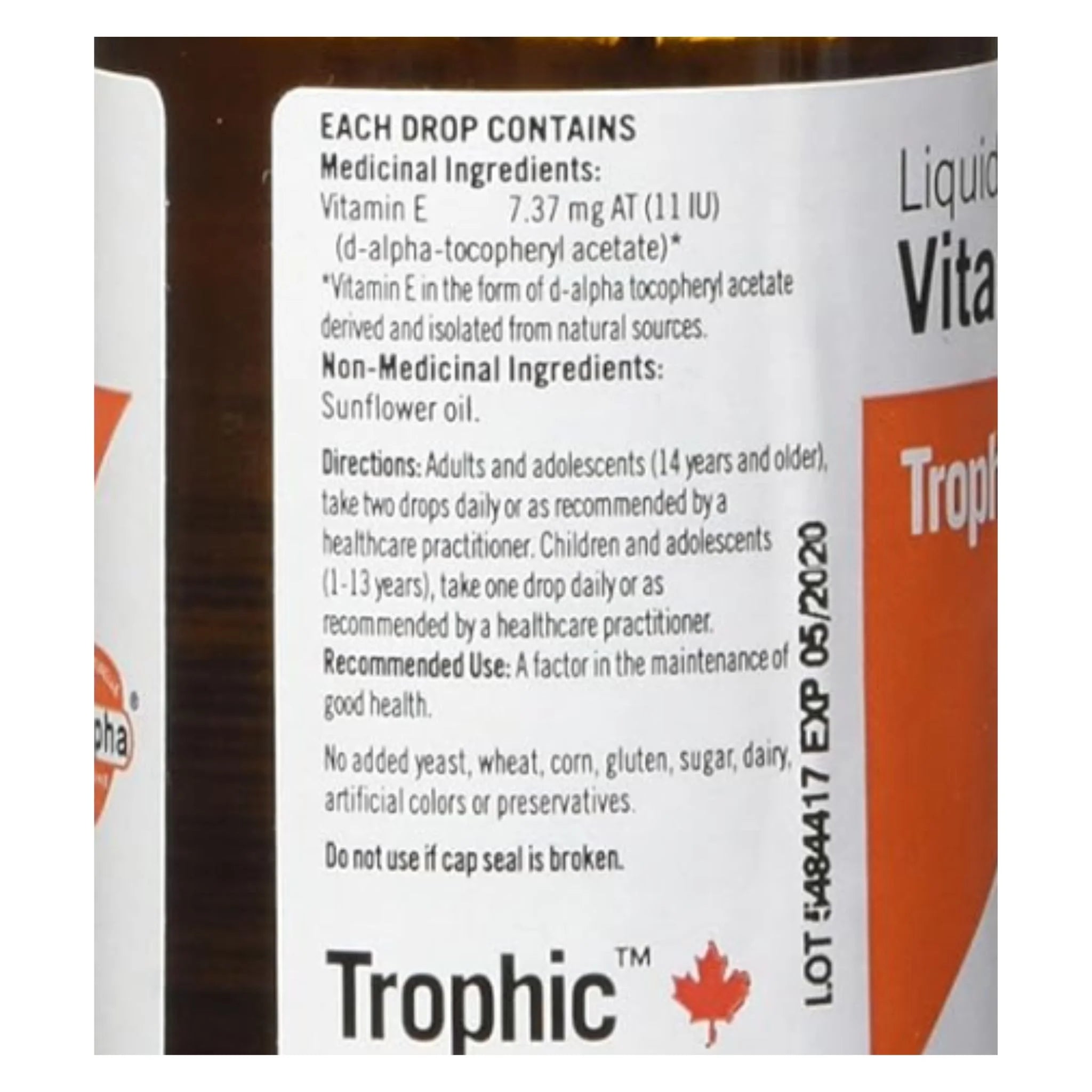 Trophic Vitamin E 50ml