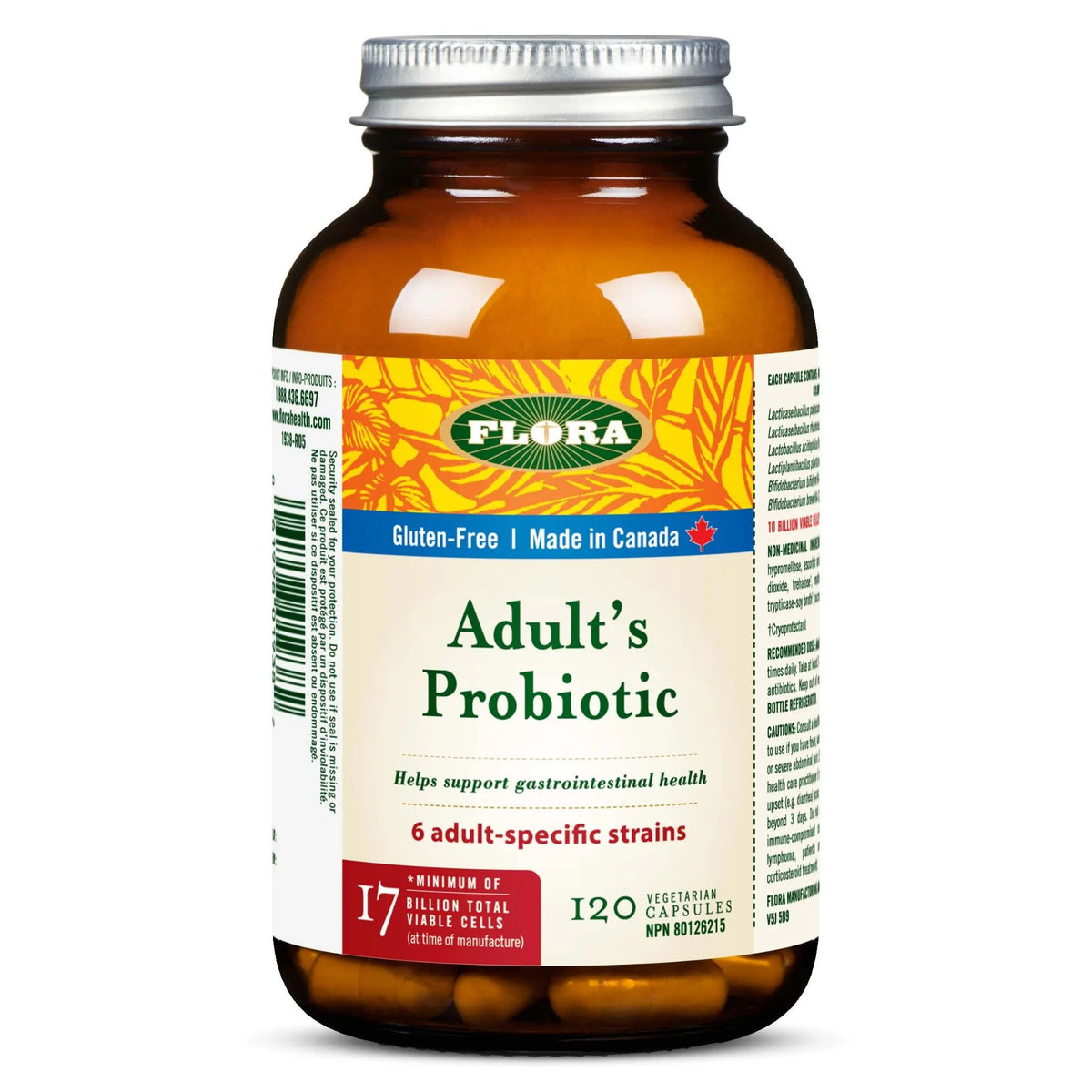 Flora Super Adult Probiotic - 120 Veg Capsules