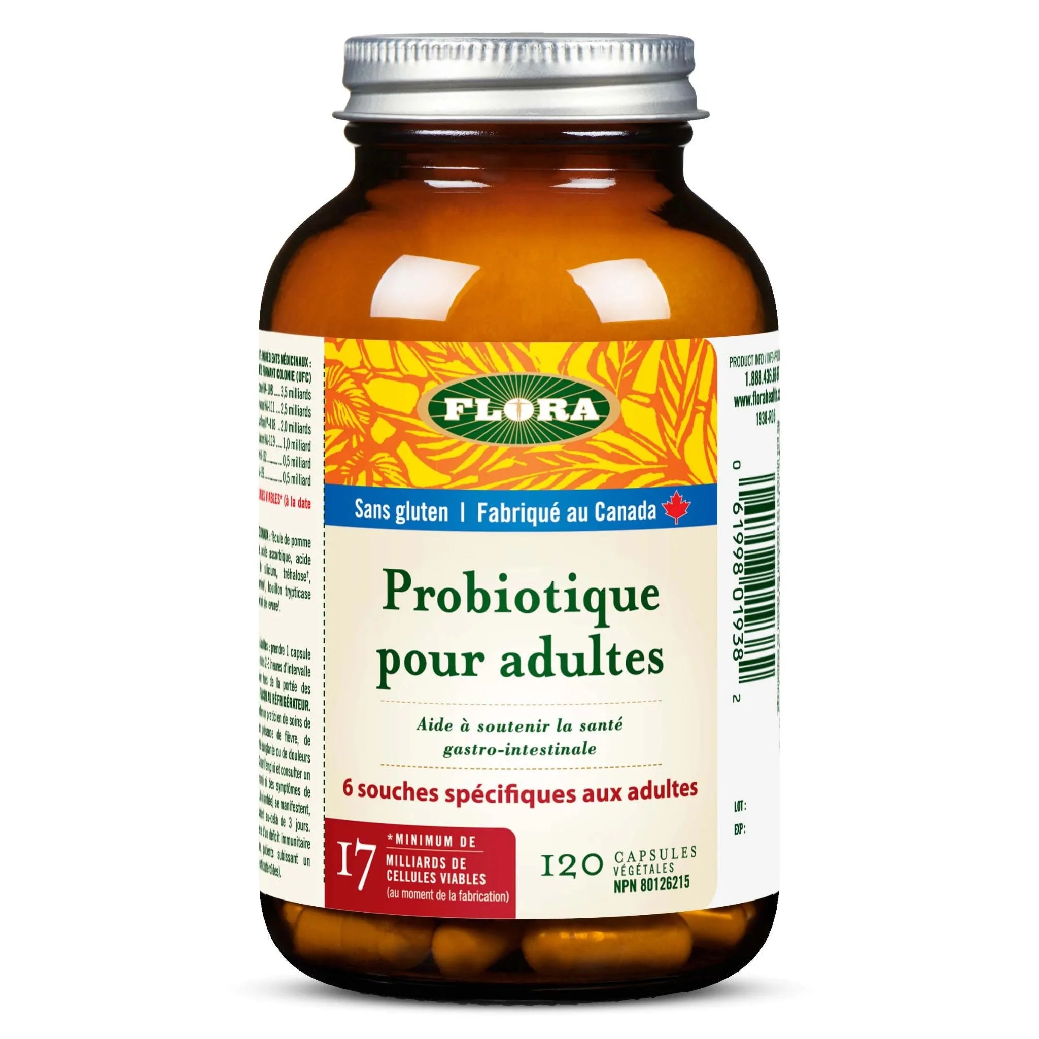 Flora Super Adult Probiotic - 120 Veg Capsules