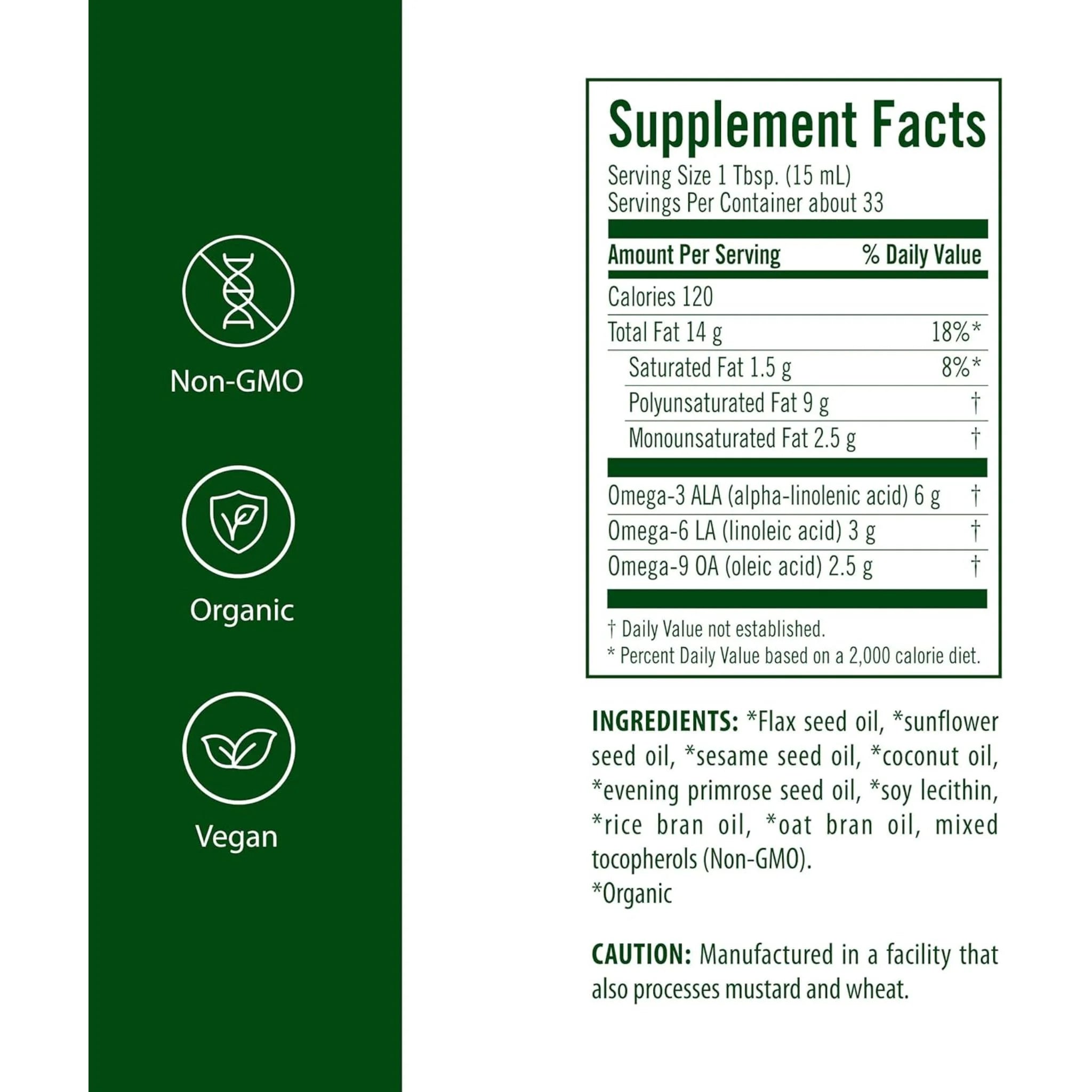 Flora Udos Oil Omega 3-6-9 Blend (500 ml)