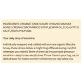 Wedderspoon Manuka Honey Drops (Lemon with Bee Propolis) - 120g