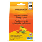 Wedderspoon Manuka Honey Drops (Lemon with Bee Propolis) - 120g