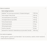 Natural Factors Whole Earth & Sea Pure Food Herring Gold in (1000mg) 60Softgels