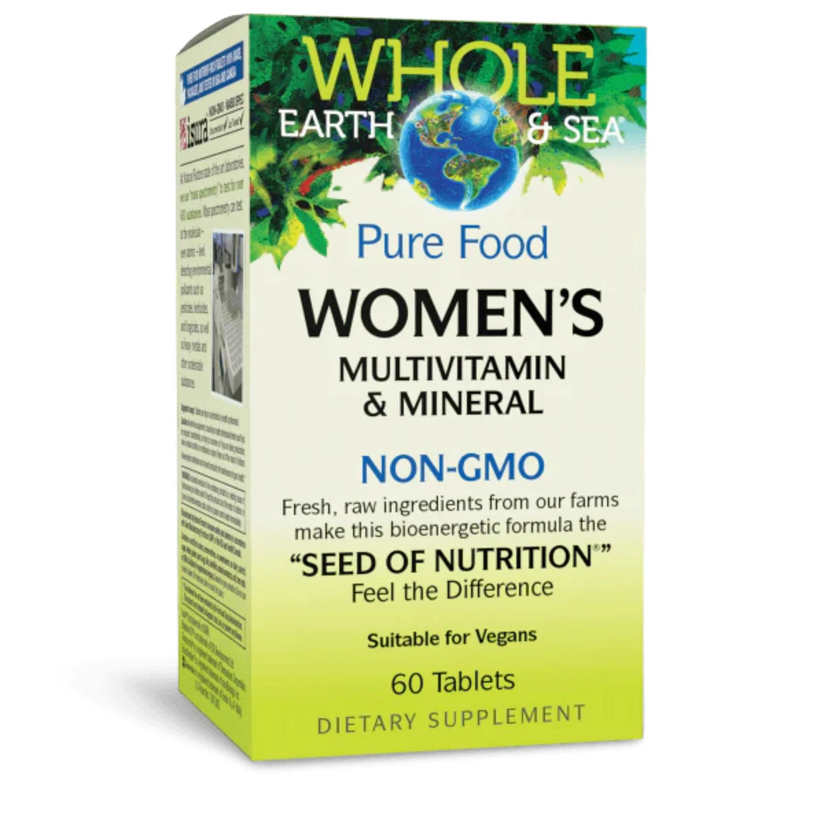 Natural Factors Whole Earth & Sea Women's Multi (60 t)