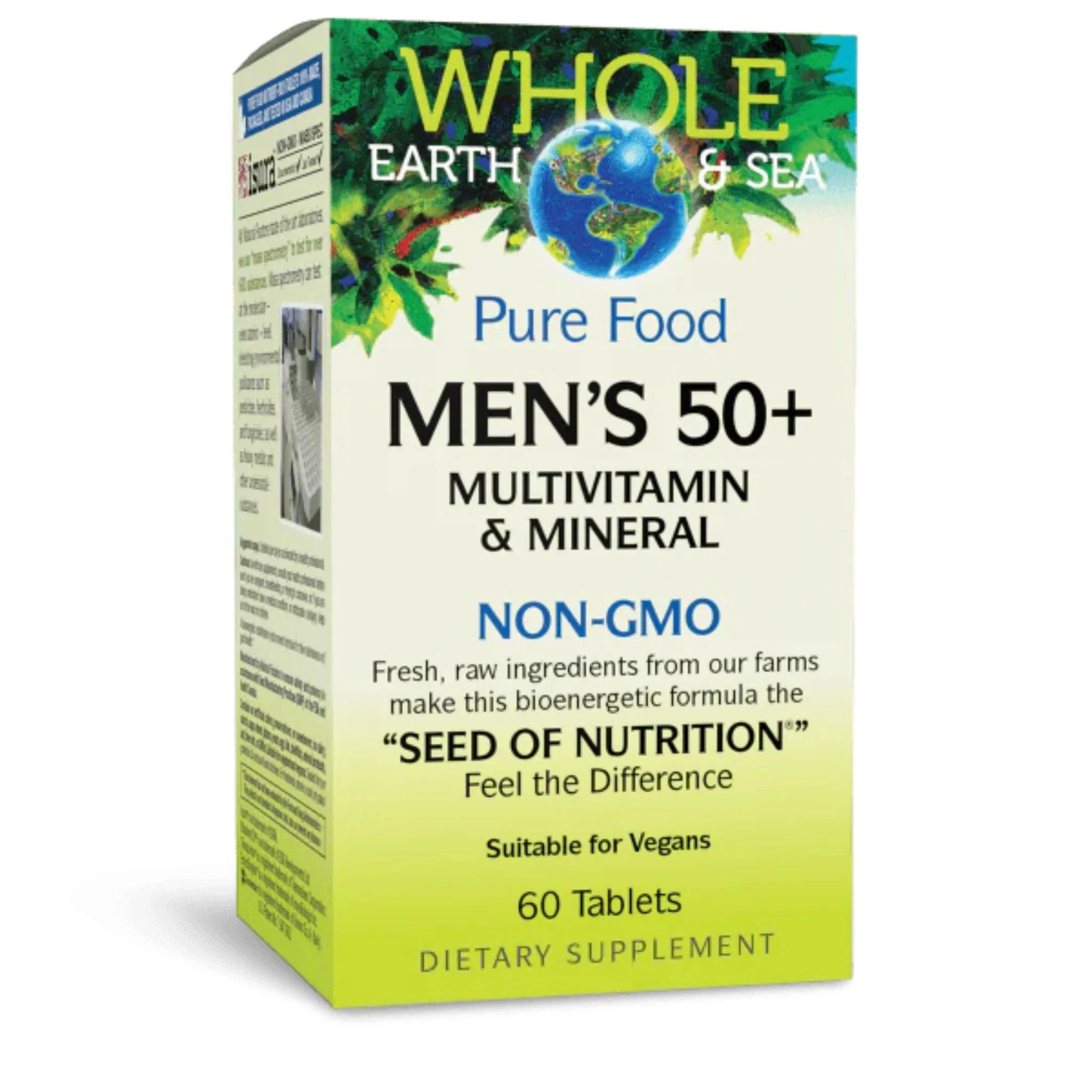 Natural Factors Whole Earth & Sea Men's Multi 50 (60 t)