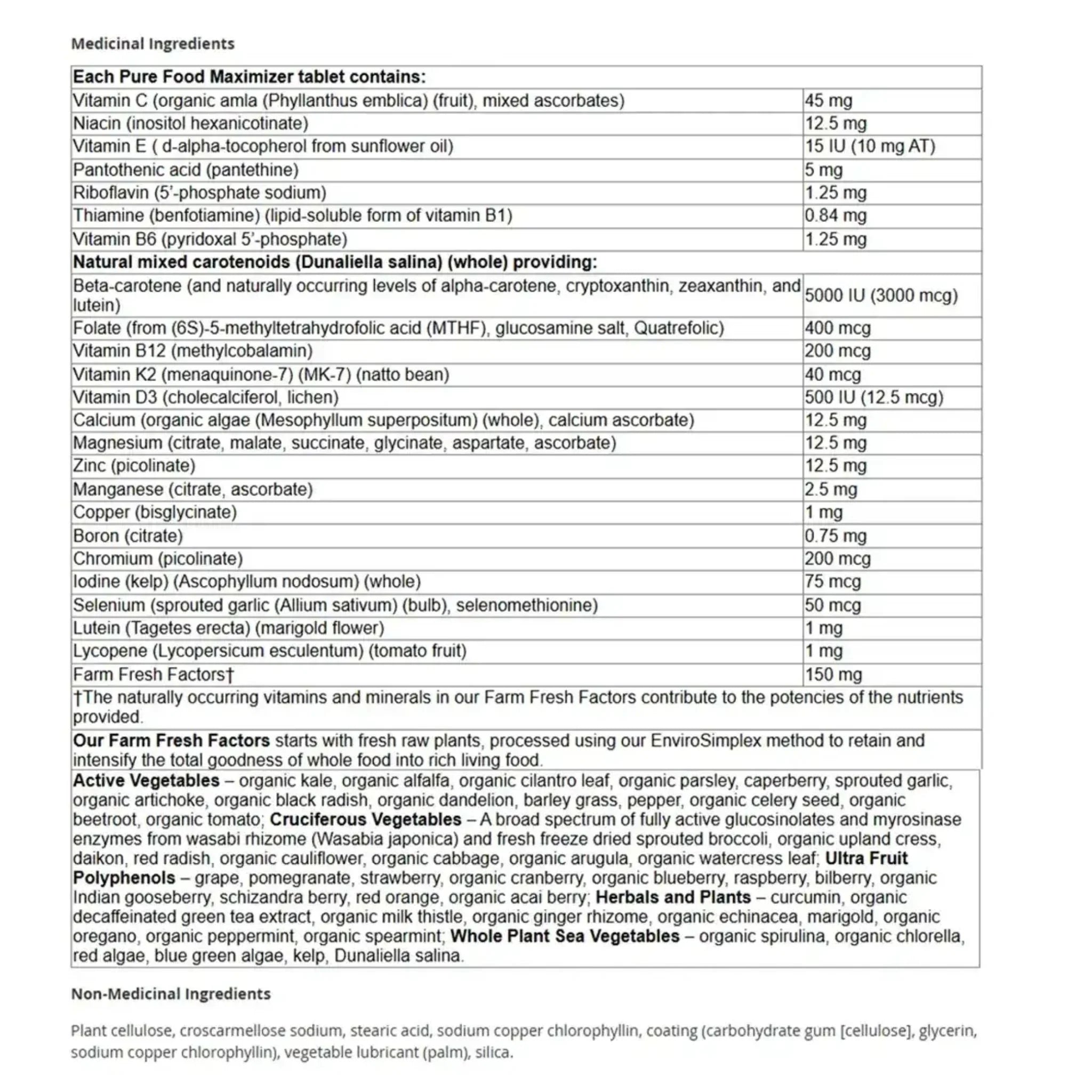 Natural Factors Whole Earth & Sea Men's Multi (60 t)
