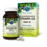Natural Factors Vegan Vitamin D3 1000 IU - 90 Veggie Capsules