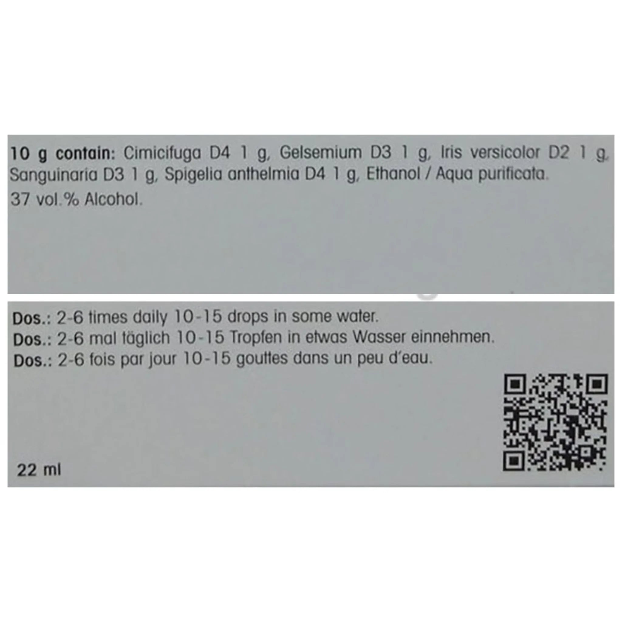 Dr. Reckeweg R16 Migraine & Neuralgia Drop (50ml)