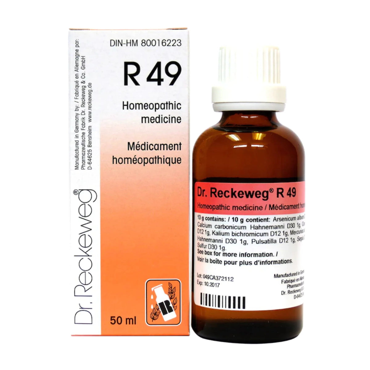 Dr. Reckeweg R49 Homeopathic Medicine 50ml