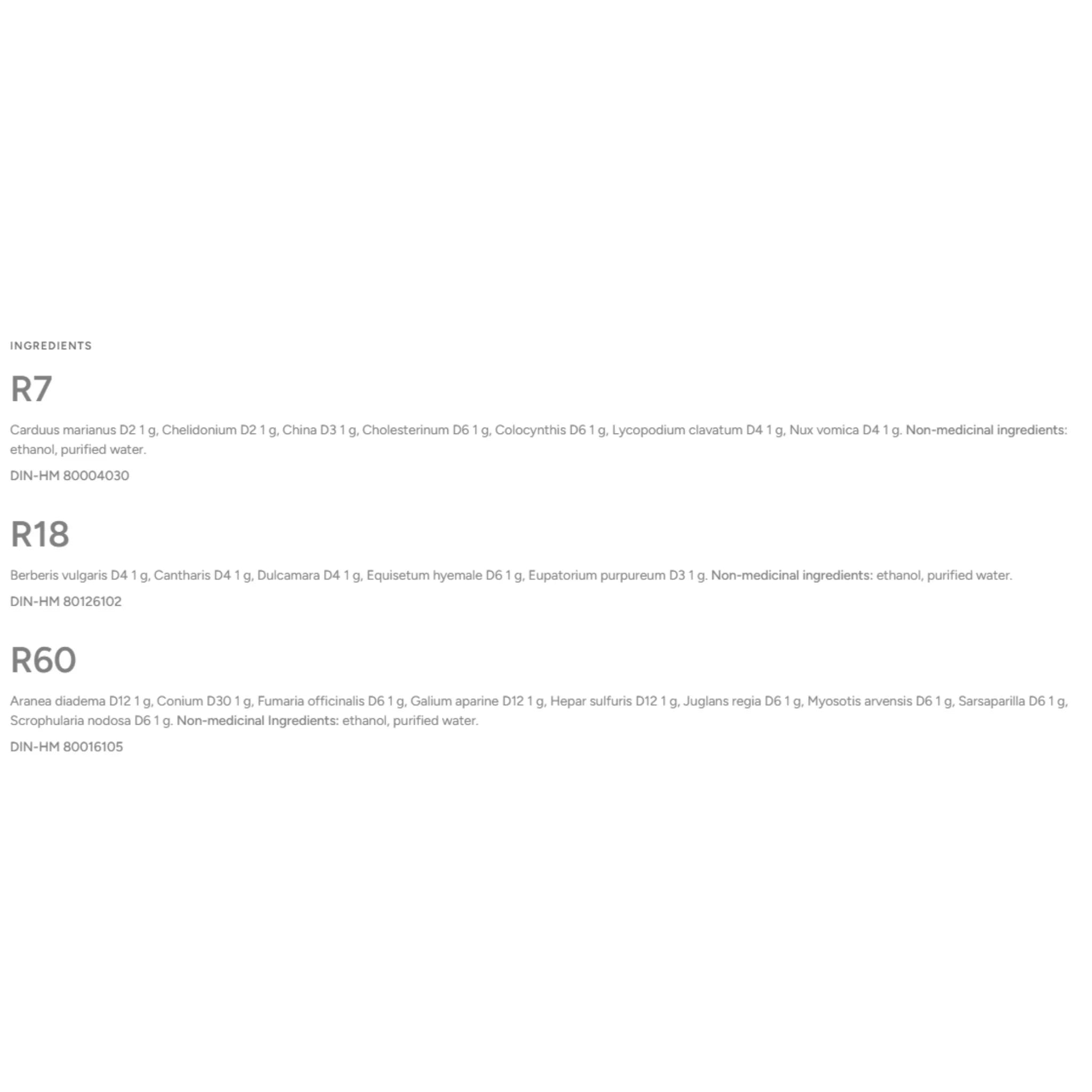 Dr. Reckeweg R - DTX Kit (R7, R18, R60) Drop (20ml) - Nature's Source Inc