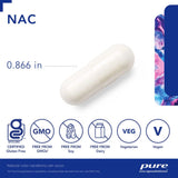 Pure Encapsulations NAC 600mg 90 Veg - Caps - Nature's Source Inc