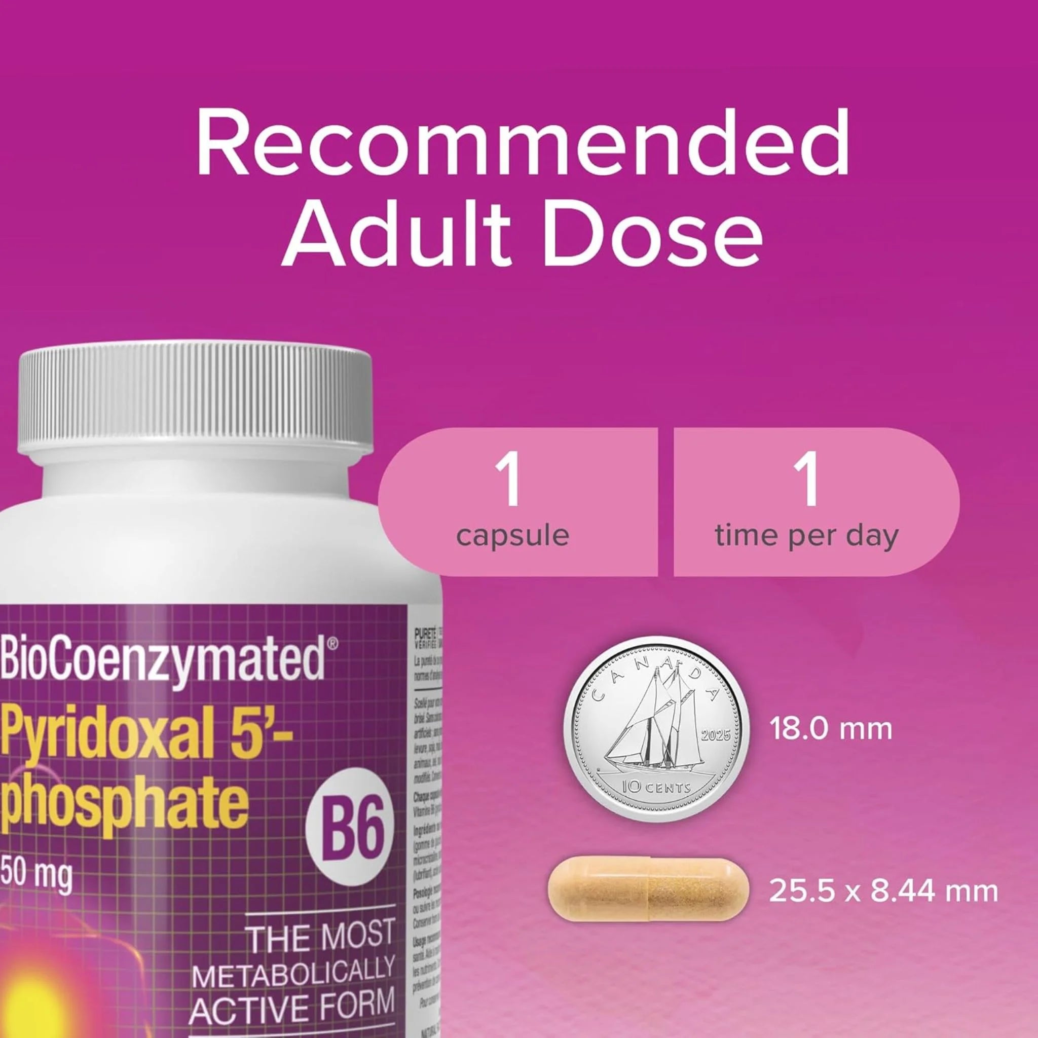 Natural Factors BioCoenzymated Pyridoxal 5 Phosphate 50 mg 30 vcaps