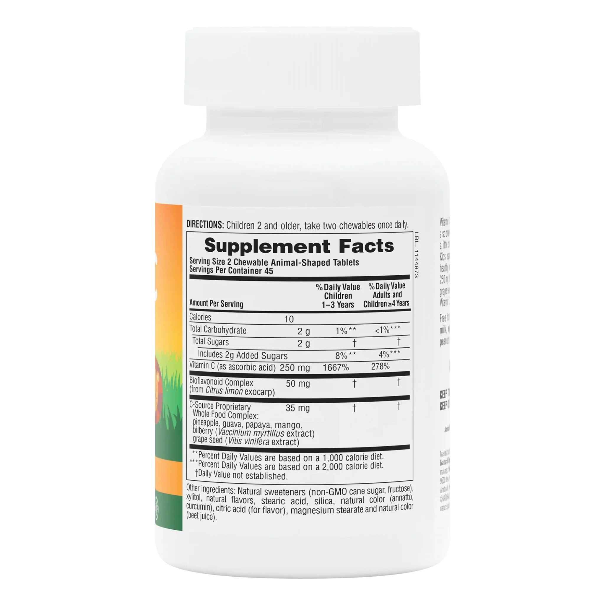 Animal Parade Vitamin C Orange Chewables 90ct