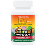 Animal Parade Vitamin D3 Chewables 500 IU Black Cherry 90ct