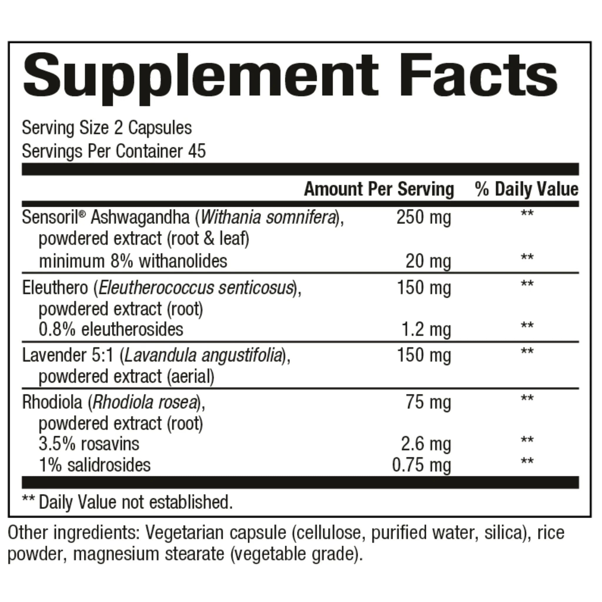 BioClinic Naturals Sereni Pro 90 Vegan Caps - Nature's Source Inc