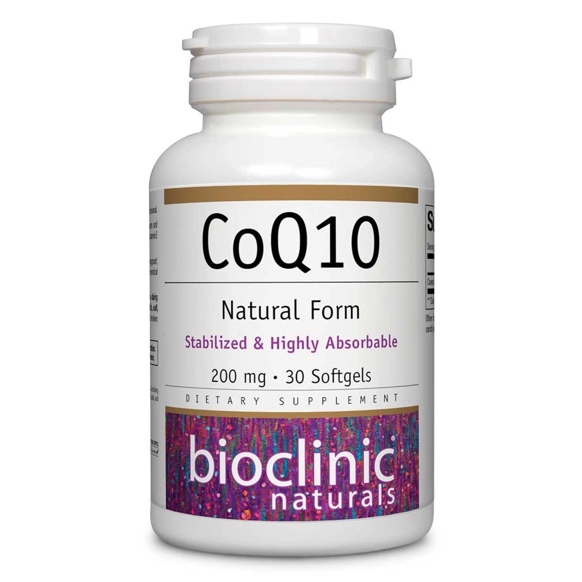 Bioclinic Naturals CoQ10, 200mg 30 Softgels - Nature's Source Inc