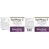 BioClinic Naturals OptiMega 3 with Vitamin D3, 90 Softgels - Nature's Source Inc