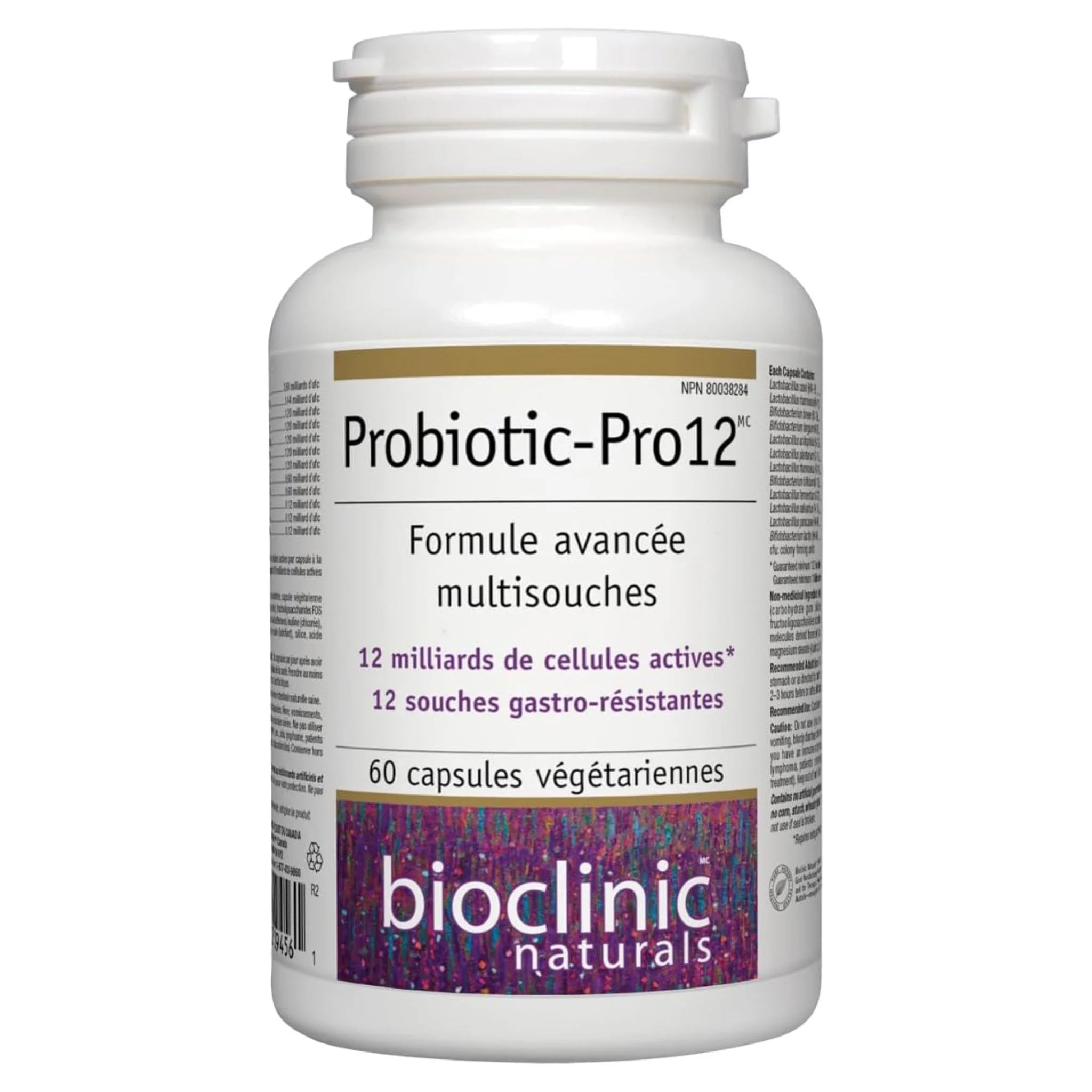 BioClinic Naturals Probiotic Pro12, 60 Vegan Capsules - Nature's Source Inc